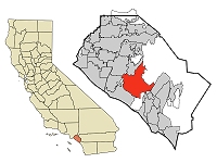 Map of Irvine, CA