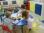 Classroom in local school