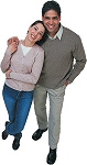 Happy home buyers