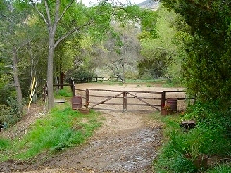 Silverado Canyon gate