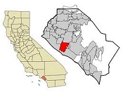 Map of Costa Mesa n Orange County, CA