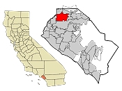 Fullerton in Orange County, California