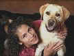 Girl with dog