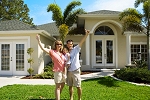 Family with single level luxury home